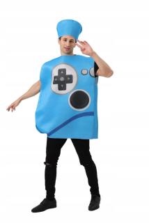 Zábavné kostýmy halloweenskeho herného ovládača pre dospelých a deti -06